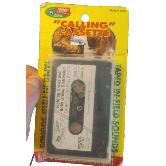 Vtg Lohman Game Calling Cassette Fighting Crows, Baby Crows Distressed CT-10 - Picture 4 of 4